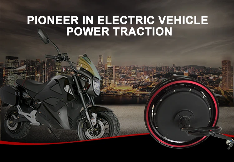 Powerful 5000w Permanent 72v Brushless Dc Electric Motorcycle