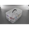Good prices unique design two layers rectangular clear plastic box