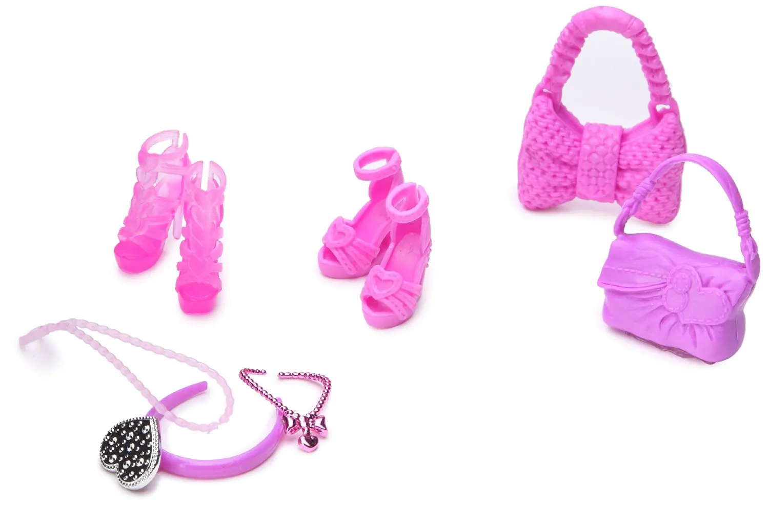 barbie pink shoes doll