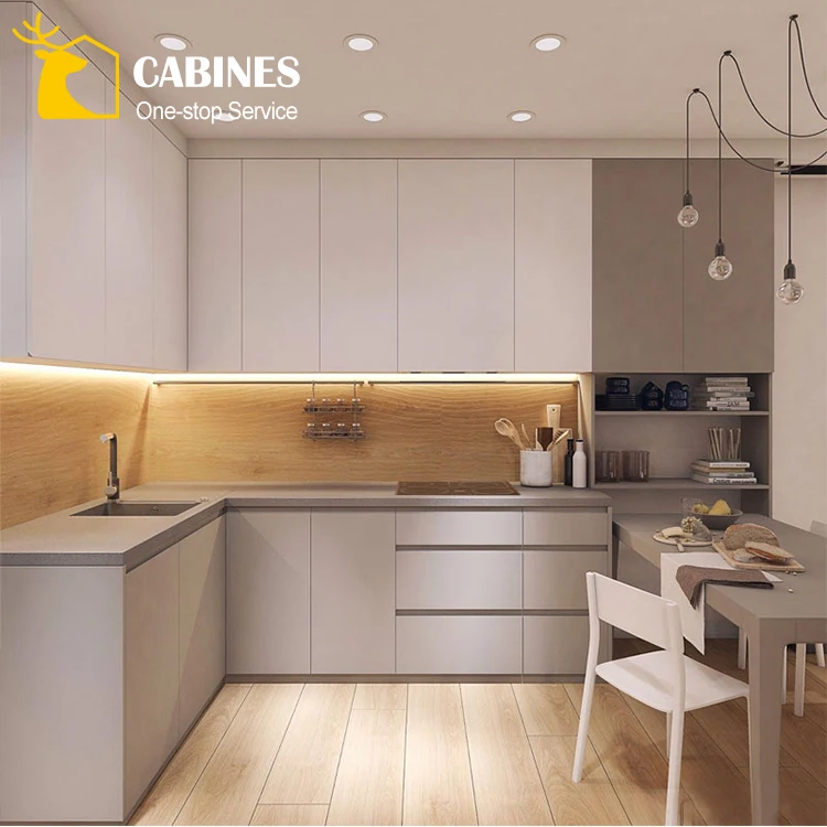 Italian Cuisine Cupboard Mini L Shaped Modular Kitchen Designs