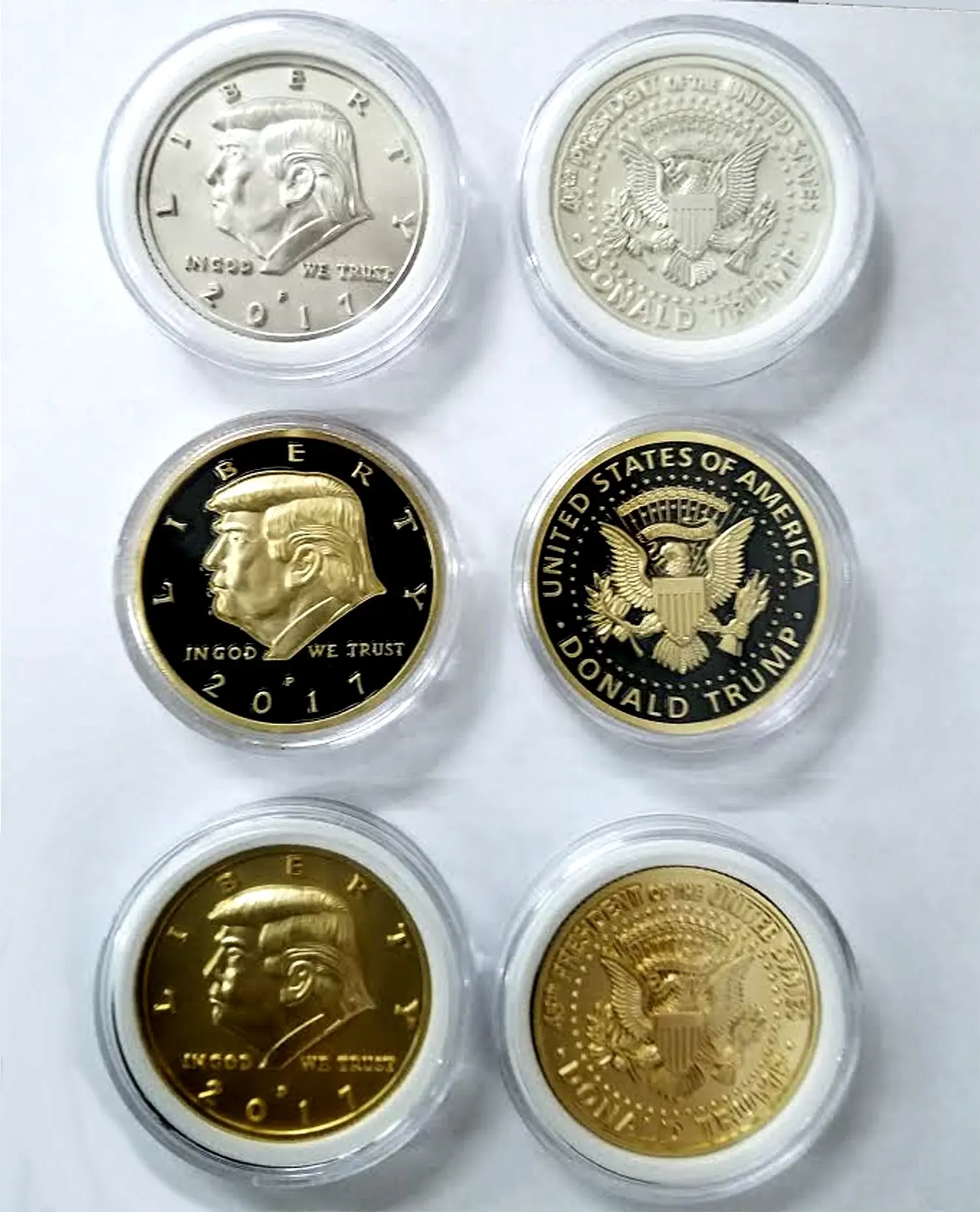 Buy Limited Edition Donald Trump 3 Coin Set - 2017 24kt ...