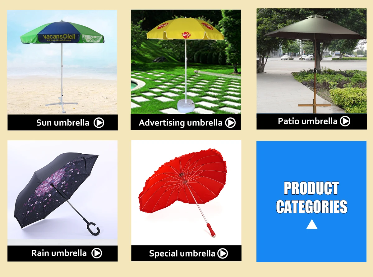 Custom Autumn symbols Compact Travel Windproof Rainproof Foldable Umbrella