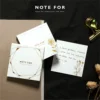 Note For Creative Memo Note 30 sheets Gilding Cards Gift Message Card