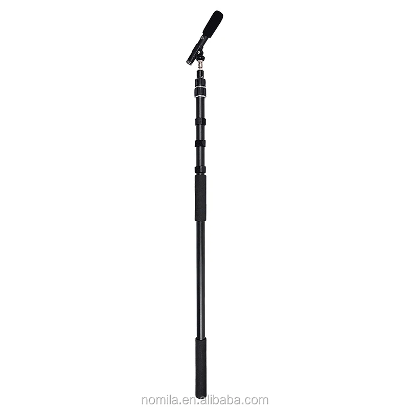 Hot Selling Photo Studio 2.5m Telescoping Fiber Microphone Booms Pole
