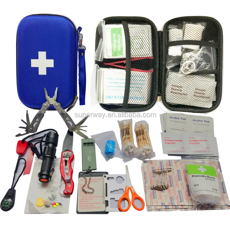Kit De Supervivencia Para Emergencias Al Aire Libre,Botiquín De