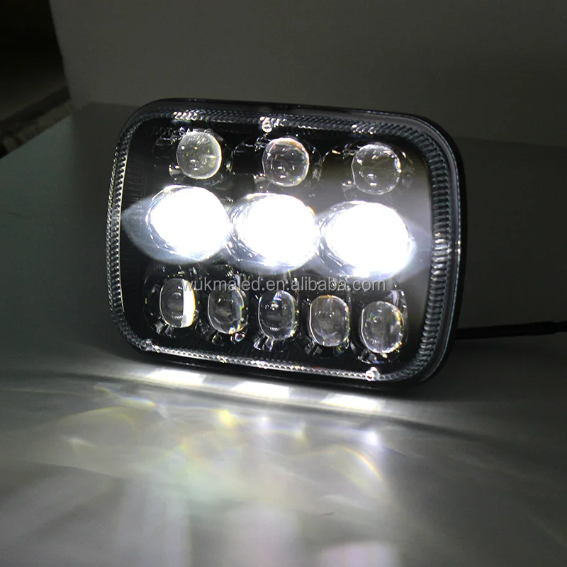 New Arrival Auto Led Headlamp High Low Beam Truck Headlight 5x7 inch Rectangle Car Led Headlight