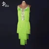 Sexy Custom Size Competition Performance Stage Wear Tassel Girls Latin Dance Dress