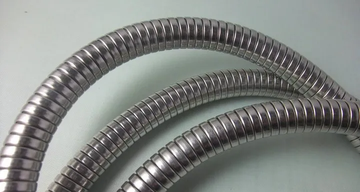 icd107 1.5 米高压不锈钢拉出式不锈钢针织淋浴软管