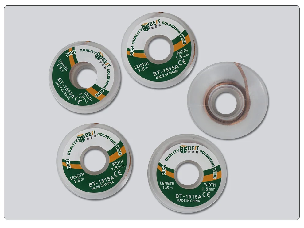 BST-1515A Desoldering Wire Solder Remover Wire