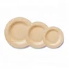 High-Grade Palm Leaf Disposable Bamboo Japanese Square Ware Round Plates Tray