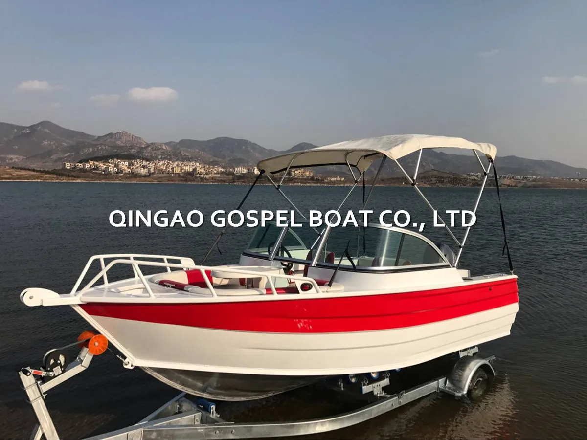 16ft Half Cabin Bowrider Aluminum Fishing Boat With Windscreen Buy