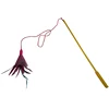 Retractable Cat Toys Wand 2 Wands & 9 Assorted Teaser Refills, Interactive Feather Teaser Wand Toy Bell Kitten Cat Having Fun