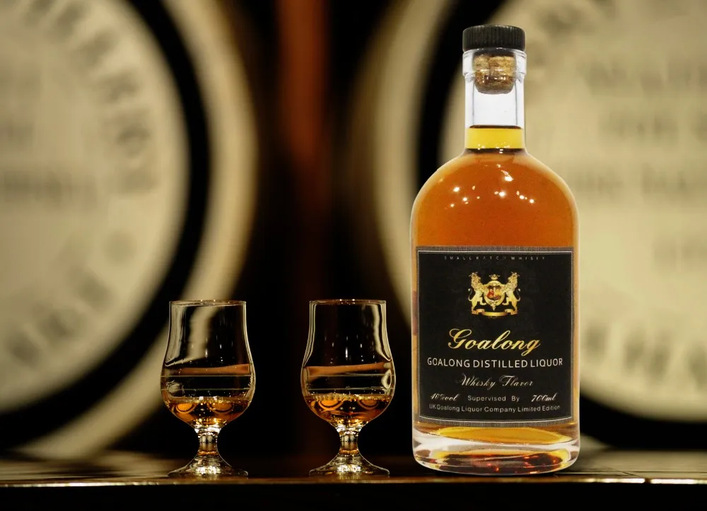 whisky gift with bottle 750ml,private label label malt liquor