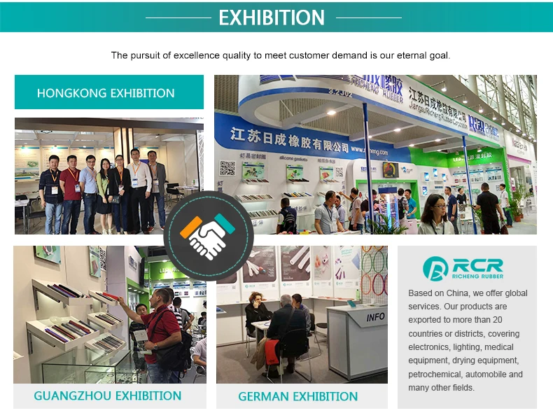 good quality Customized size solid silicone rubber dust seal for Commercial appliances