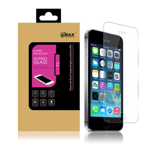 Super Thin 0.33mm Clear Oleophobic Coating Scratch Resistant Tempered