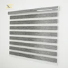 High quality material rainbow pleated zebra blinds for dining room