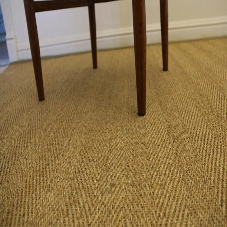 150x220cm Natural Sisal Floor Rug Mat Modern Flatweave Herringbone Sand 