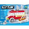 AUSINI ambulance take apart car baby brain development building block for children