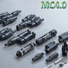 Cromp connection male & female mc4 cable connector