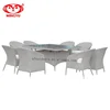Square Dining Table Set Wicker