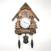 Window hourly time art mute bronze electric digital wall clock living room creative wall clock antique enamel wall clock