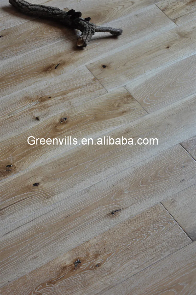 3/4 Inch Hardwood Floor Board European Oak Smooth/brushed Natural Solid