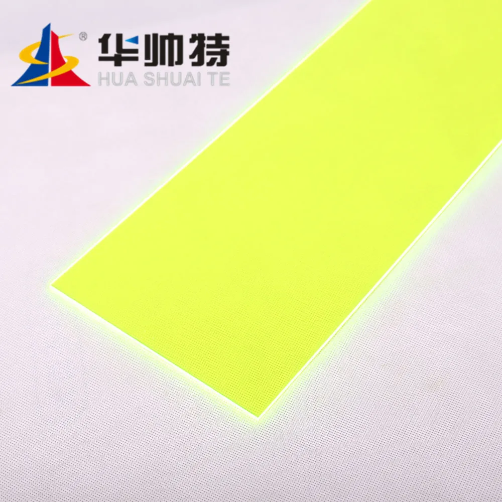 Wholesale Yellow Color Transparent Plastic Cast Acrylic Sheet Price