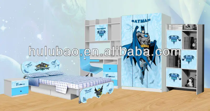 Batman And Spiderman Boys Bedroom Furniture Set 3d Wardrobe 971 Buy Single Bed With Drawer Design Furniture Bedroom Single Bed Single Bed Designs