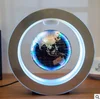 2018 new magnetic floating globe with rotating led light in air world map for business gift and home decoration