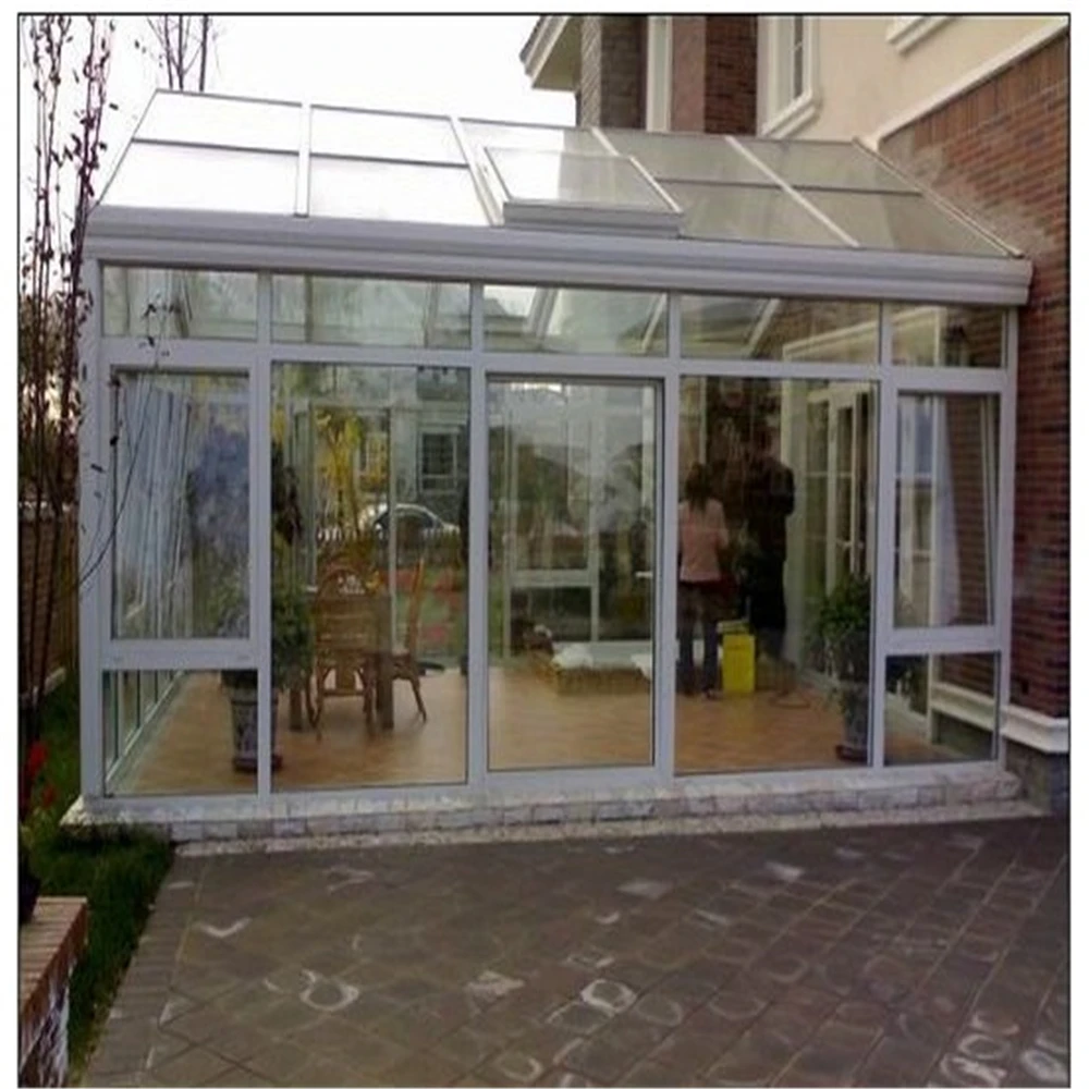 Sunroom Kits Portable Aluminum Prefabricated Glass House Buy Prefabricated Glass House Sunroom Kits Aluminium Glass House Product On Alibaba Com