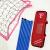 Portable Foldable Steel Pole Volleyball Training Net Set with Carry Bag