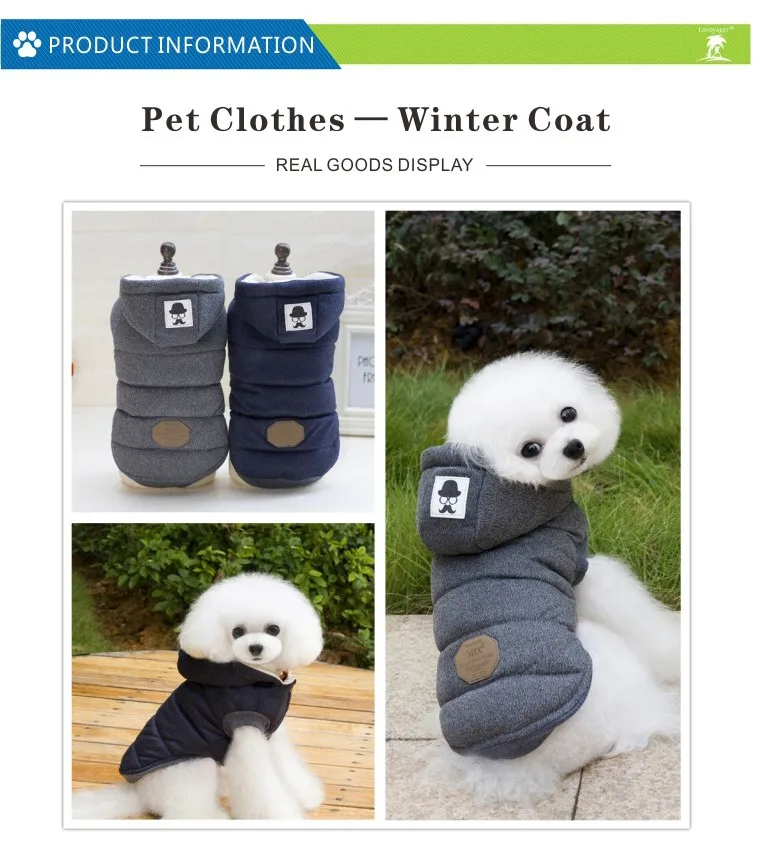 High Quality Dog Clothes Accessories Winter Dog Clothes for small dog coats and jackets