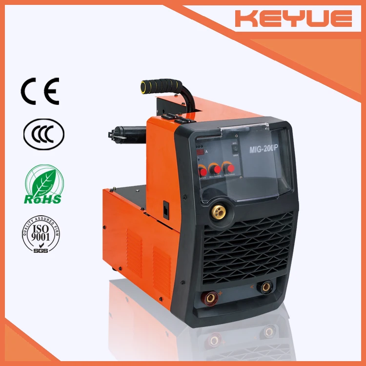 Mig200p Single Phase Portable Co2 Welding Machines With Argon Gas Aluminum Material Buy