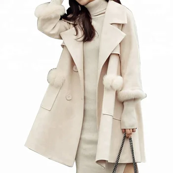 women's fitted wool coat