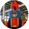 Custom made promotional inflatable sky rocket for advertising