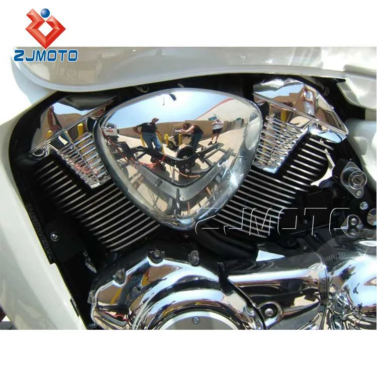 Chrome Air Cleaner Filfer Duct Cover For Suzuki Boulevard M109 M109R VZR1800 NEW