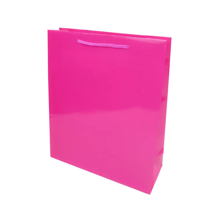 Wholesale paper shopping bag custom cheap kraft paper packaging bag with handle