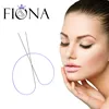 double needle threading free floating thread