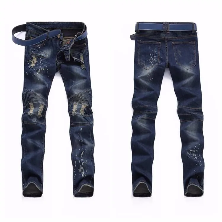 baggy biker jeans