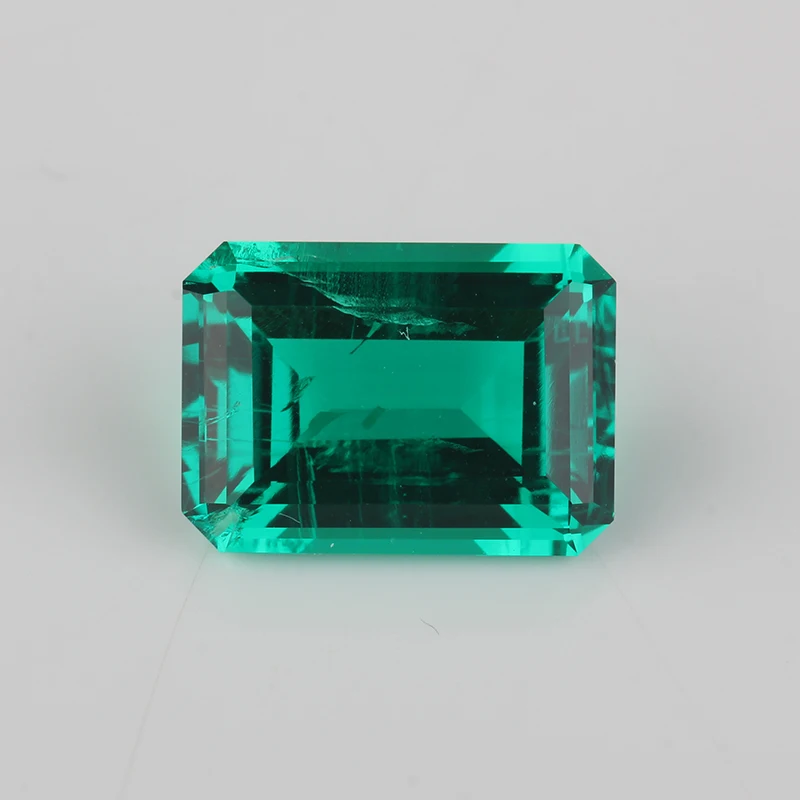 7*5mm Emerald Synthetic Emerald Loose Stone Hydrothermal Emerald Cut