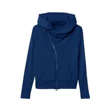New full zip fashion slim hooded sweatshirt femme New full zip fashion slim hooded sweatshirt femme