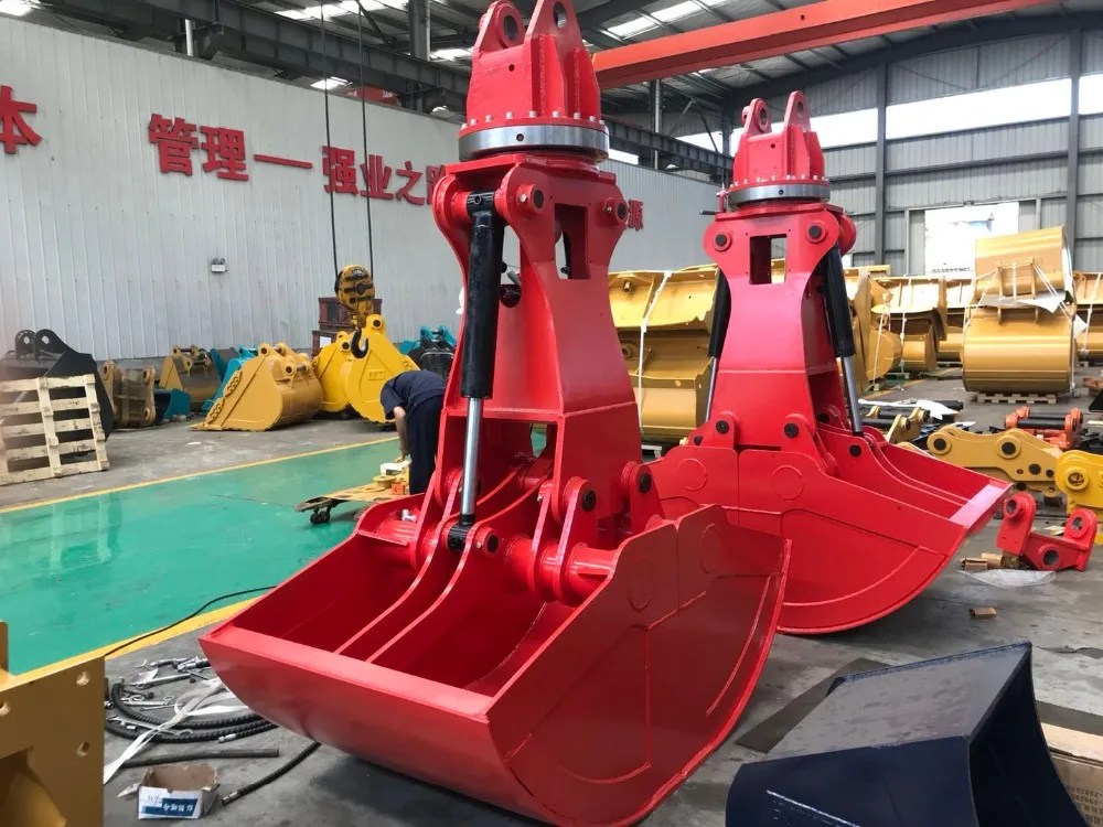 40t 1.7 Cbm Excavator Spare Parts/ Excavator Clamshell Bucket