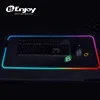 Factory OEM Extended RGB Glowing LED Gaming Mousepad with Non-Slip Rubber Base