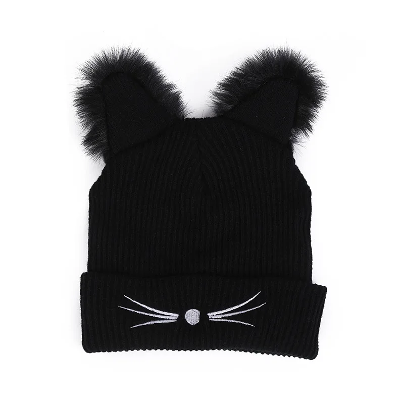 black beanie hat womens