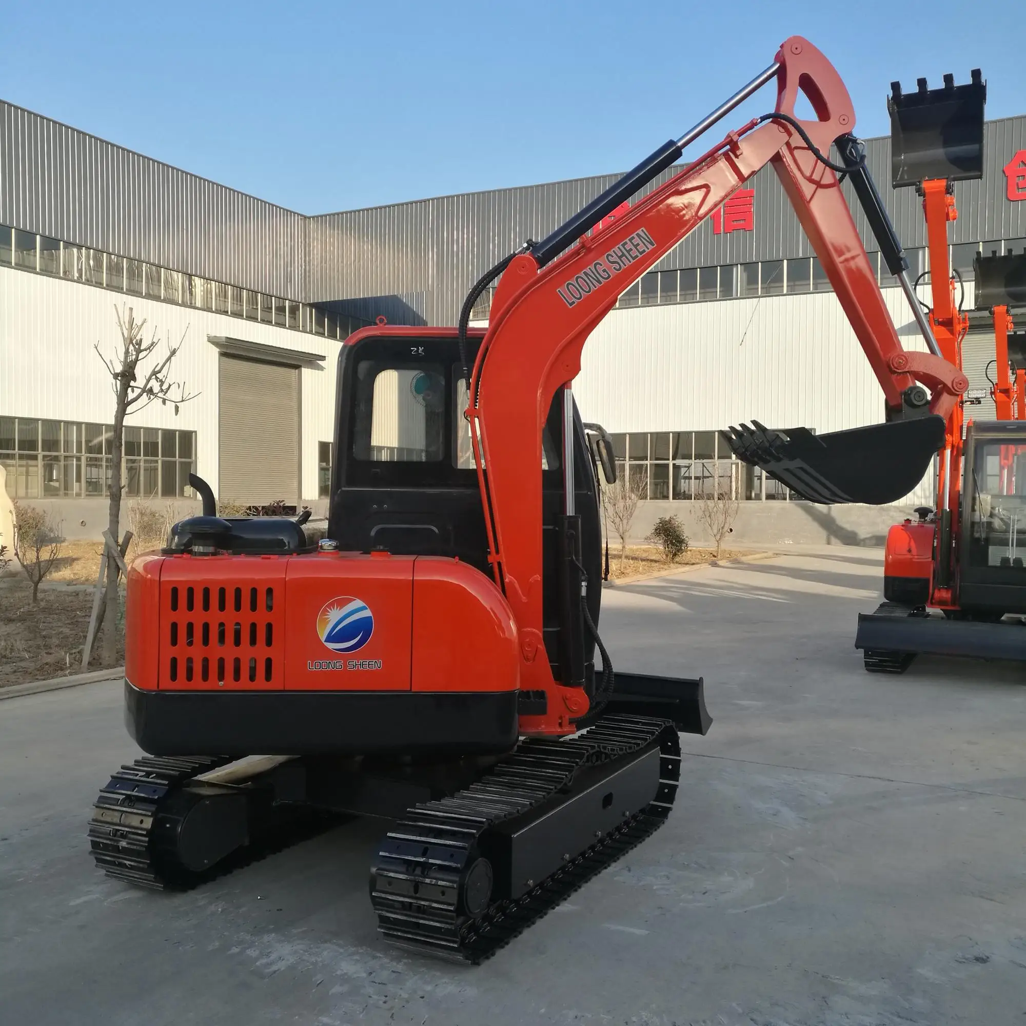 Chinese Digger Machine Mini 3.5ton Crawler Excavator For Sale Lx35-9b ...