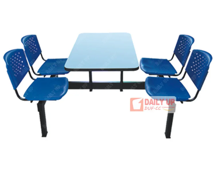 Dining Room Set Restaurant Tables And Chairs Prices Fast Food Furniture Desk with 4 Seating