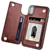 Retro PU Flip Wallet Leather Case for iPhone X 6 6s 7 8 Plus XS Multi Card Holders Phone Cases for iPhone XS Max XR 10 Cover