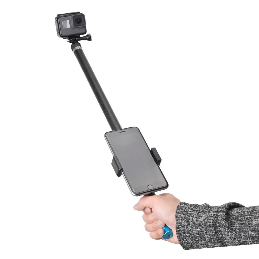 Ultra Long 106" 270cm Carbon Fiber Selfie Stick Selfie Pole Monopod For