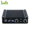 Horizontal desktop computer for windows 7 Intel Apollo Lake Pentium J3455 quad core 2 lan nano mini pc
