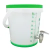 OEM Manufacture 10L Clear Food Plastic Container Bucket With Tap And Lid